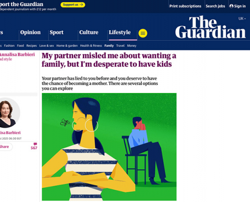 The Guardian - My partner misled me about wanting a family